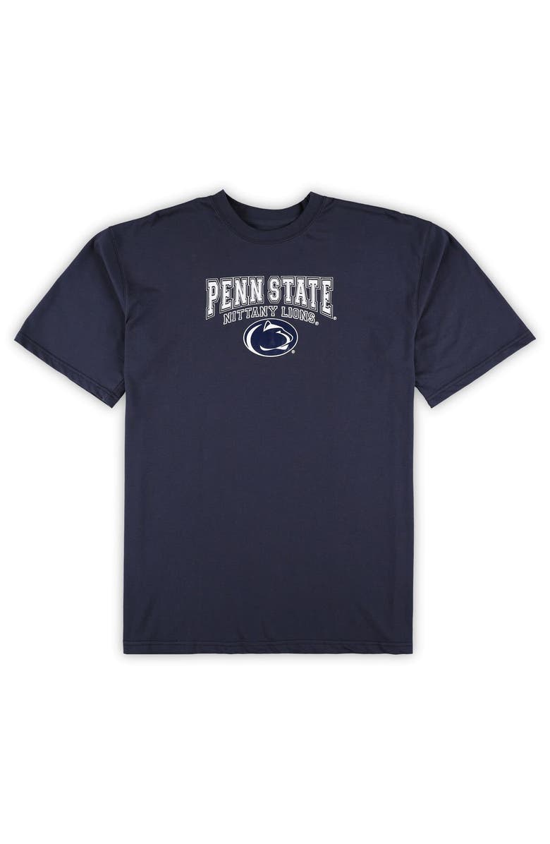 PROFILE Men's Profile Navy Penn State Nittany Lions Big & Tall 2-Pack T-Shirt & Flannel Pants Set, Alternate, color, Navy