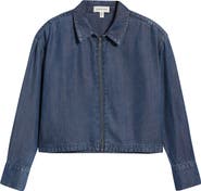 Cloth & Stone Zip Front Shacket