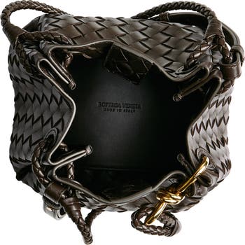 Bottega Veneta Small Andiamo Intrecciato Leather Crossbody