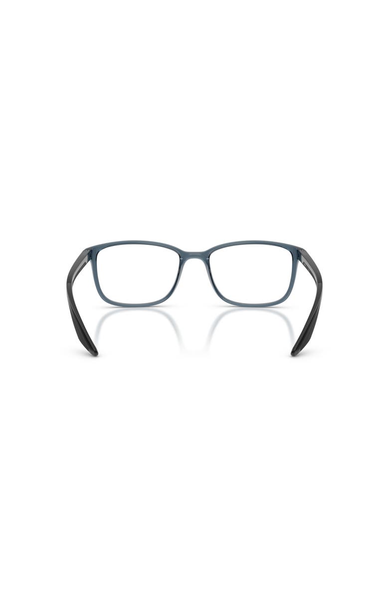 Prada Linea Rossa 55mm Rectangle optical glasses, Alternate, color, Transparent
