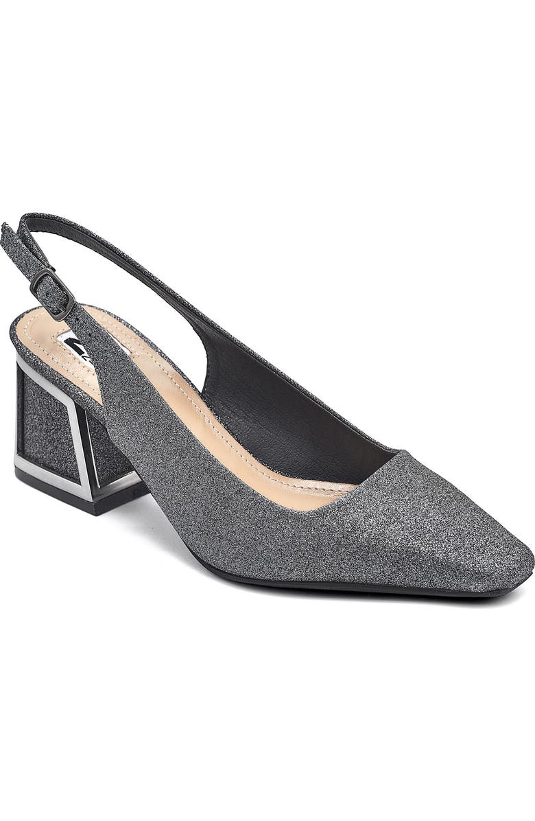 NINETY UNION Boca Slingback Pump, Main, color, Pewter