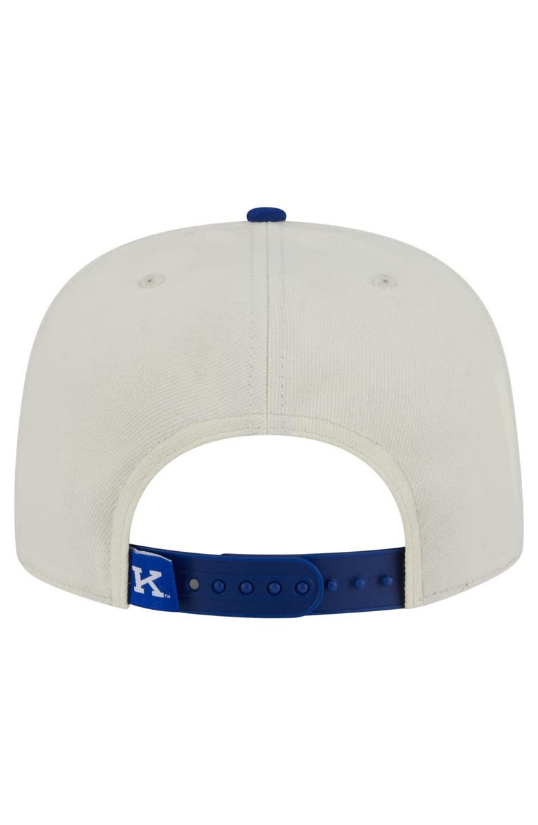 New Era Men's New Era White Kentucky Wildcats Collegiate 9FIFTY A-Frame Snapback Hat, Alternate, color, White