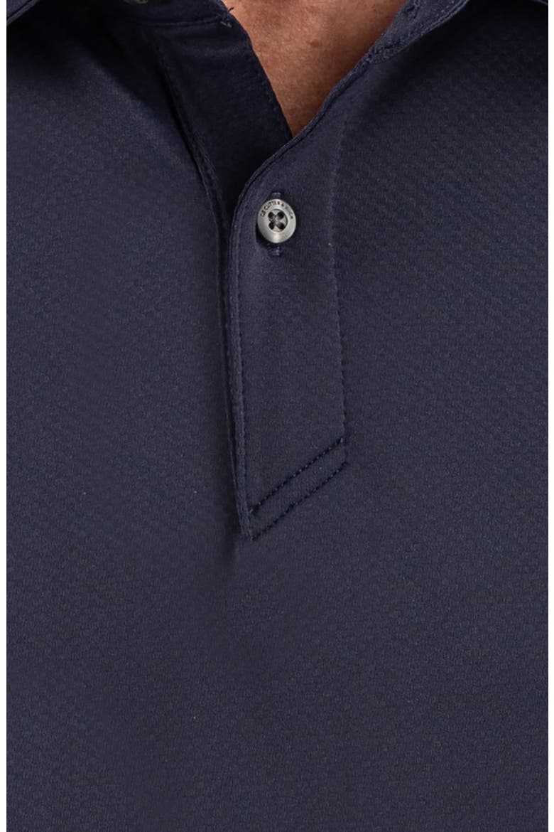 Prospect Epic Confidence Textured Performance Polo, Alternate, color, NAVY BLUE