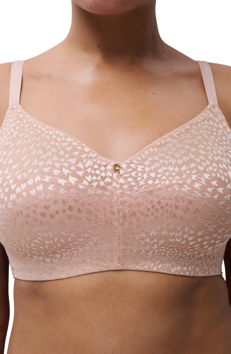 Chantelle Lingerie Magique Wireless Bra, Alternate, color, Rose