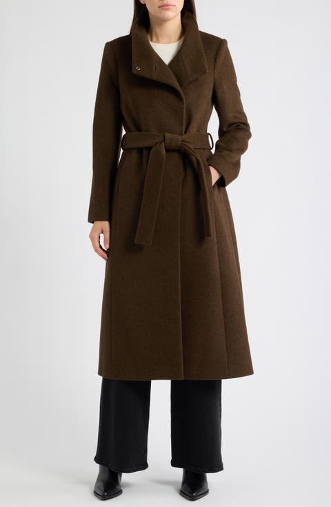 Stand Collar Wrap Coat