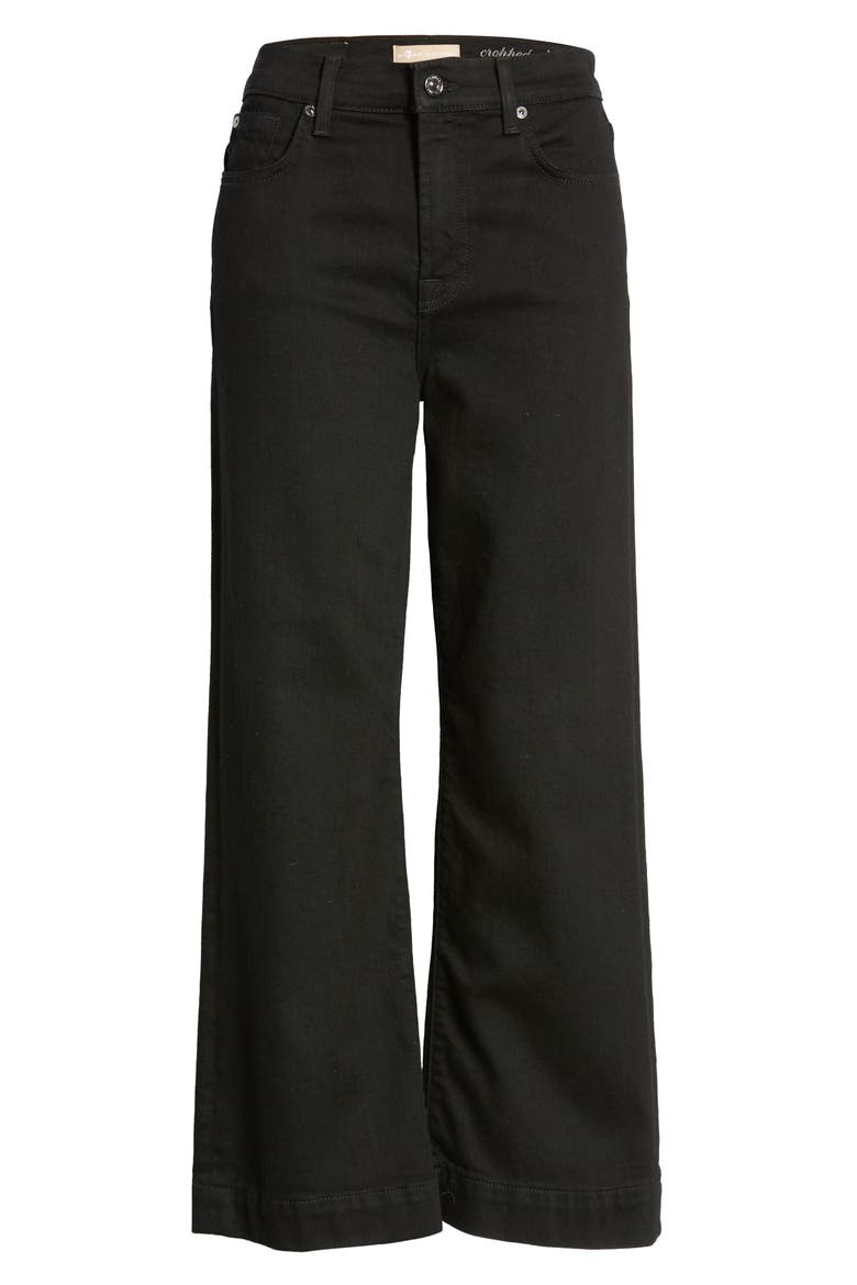 7 For All Mankind® Alexa Crop Wide Leg High Waist Jeans, Alternate, color, LUXE VINTAGE NIGHTFALL