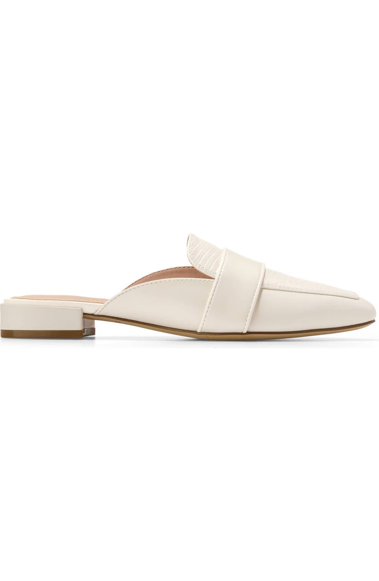 Cole Haan Pasha Mule, Alternate, color, Ivory Leather/ Ivory Lizard