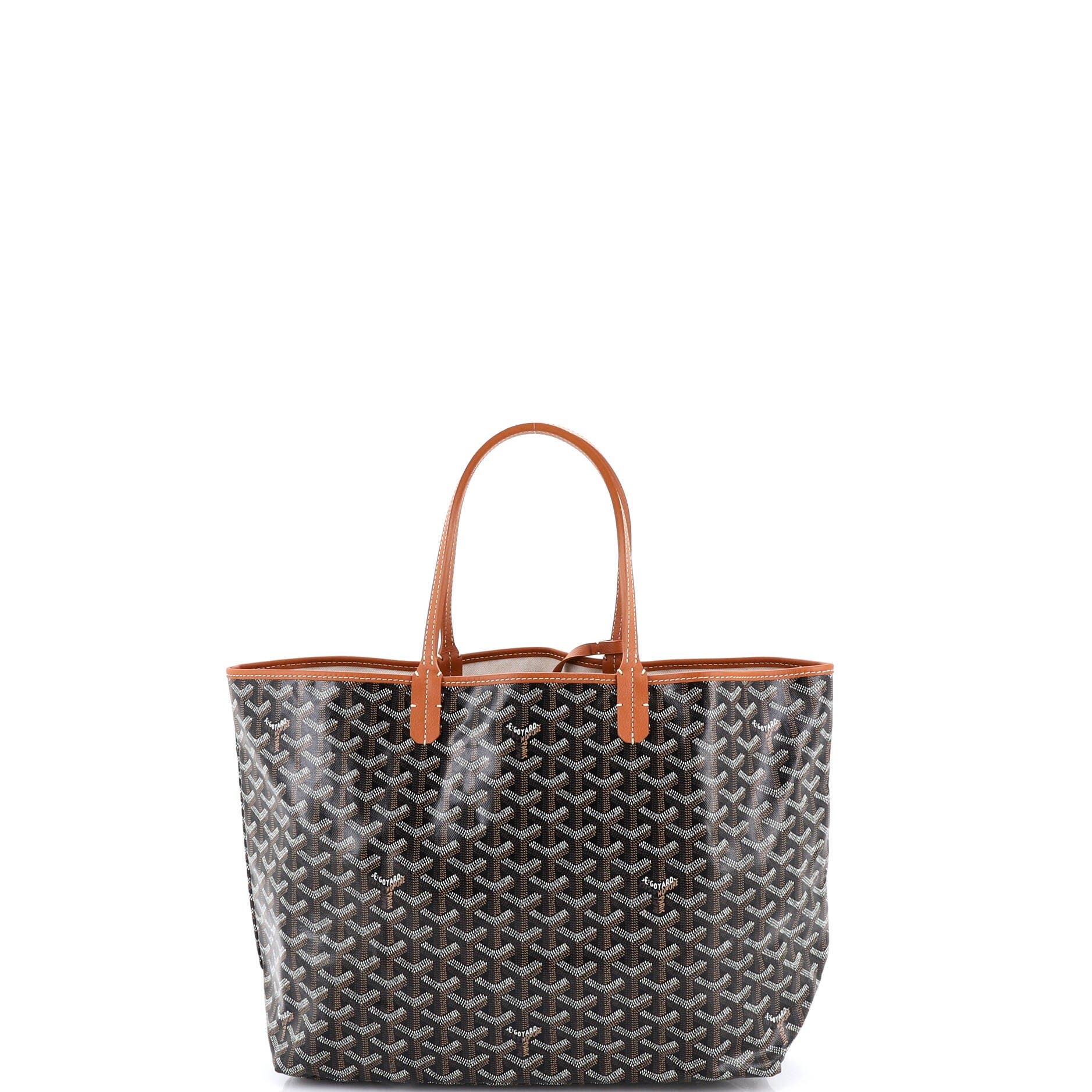 Pre-Owned Goyard Saint Louis Tote Coated Canvas PM, Alternate, color, Brown