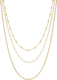 Bony Levy 14K Gold Layered Chain Necklace