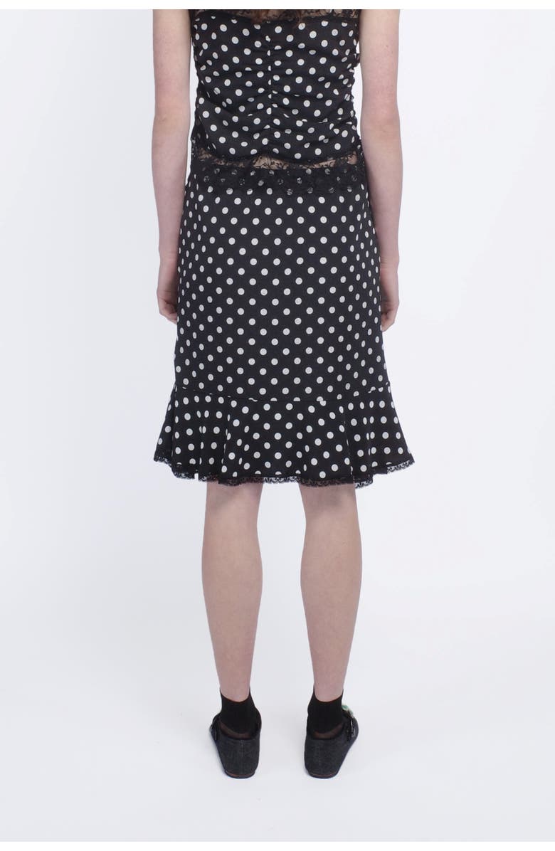 Anna Sui Polka Dot Ruched Skirt, Alternate, color, 