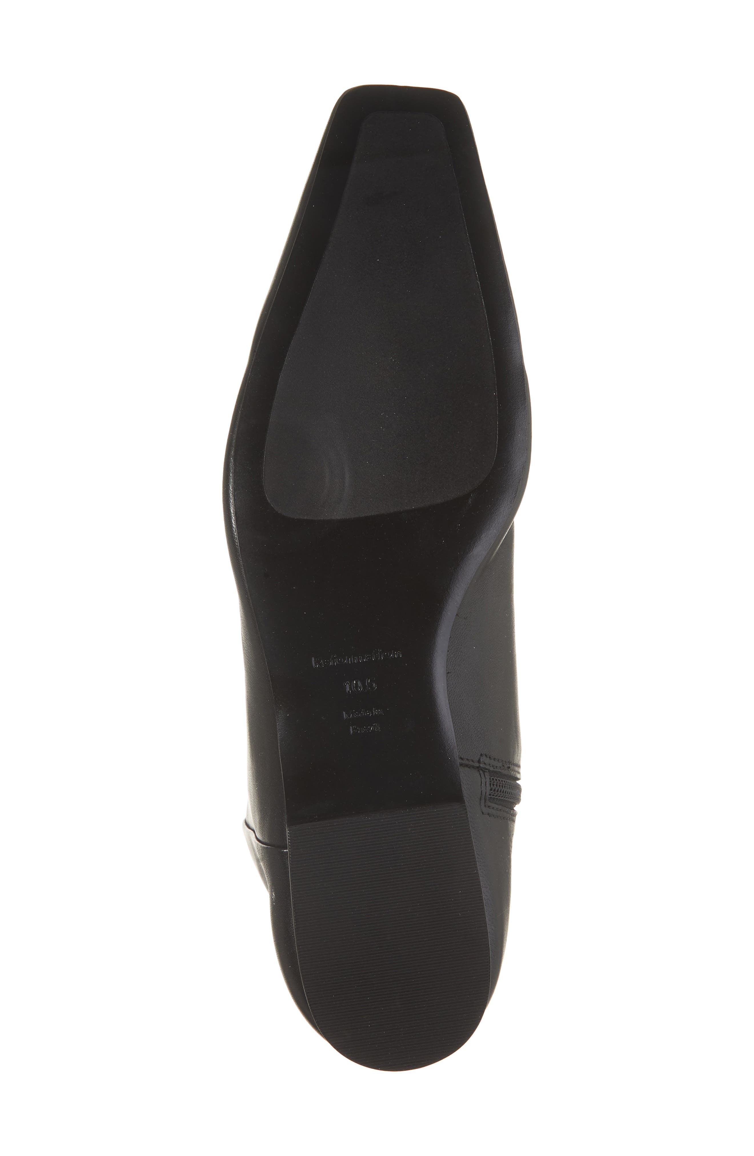 Remy Leather Flat Ankle Bootie, Alternate, color, BLACK LEATHER