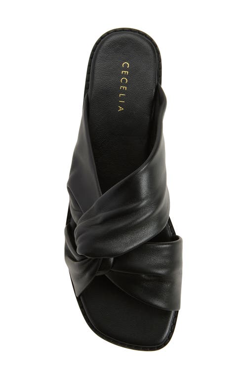 Cecelia New York Idea Slide Sandal In Black