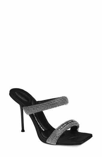 Alexander Wang Julie Tubular Crystal Embellished Slide Sandal