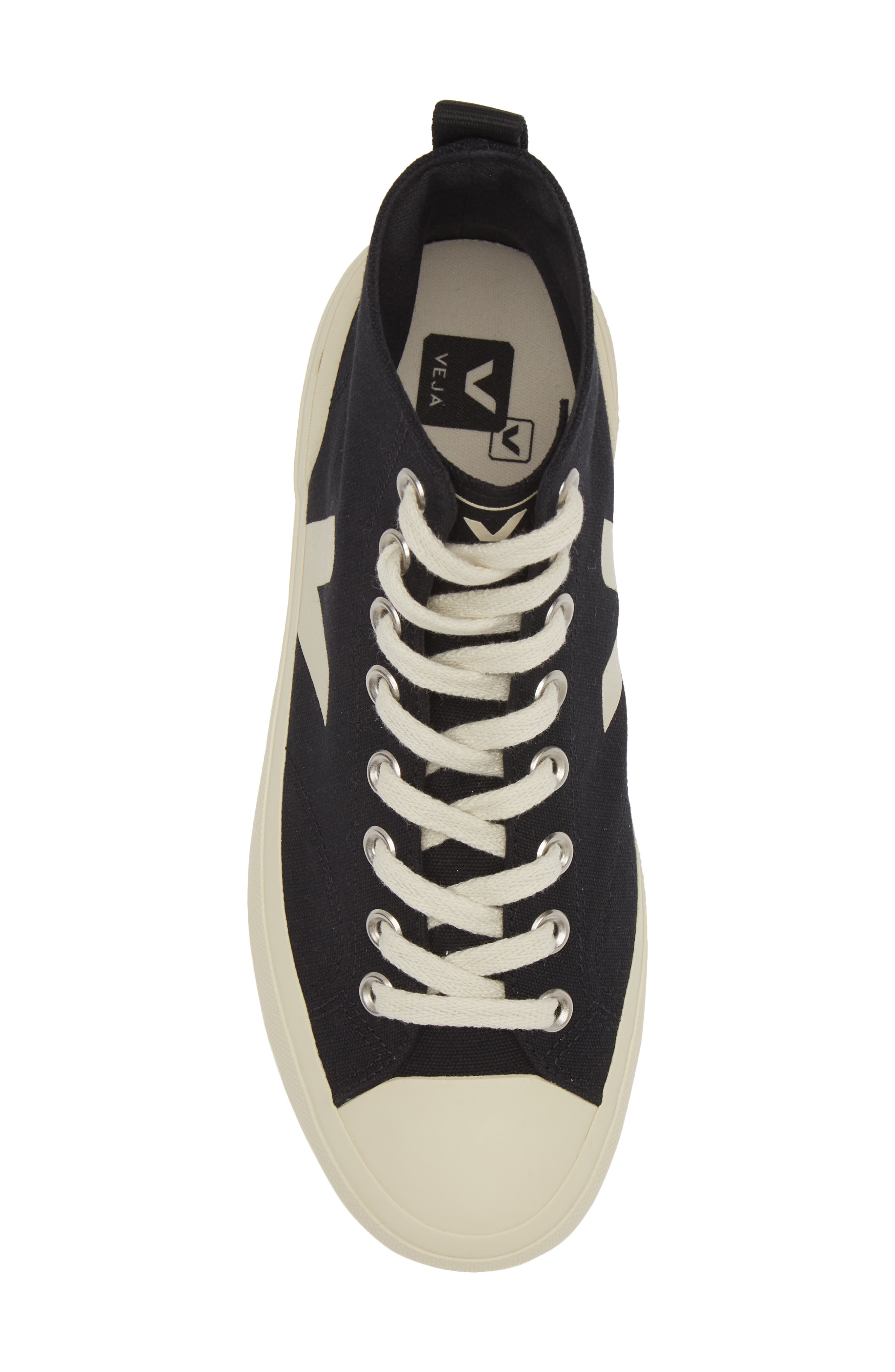 Veja Wata II High Top Sneaker, Alternate, color, Black Pierre