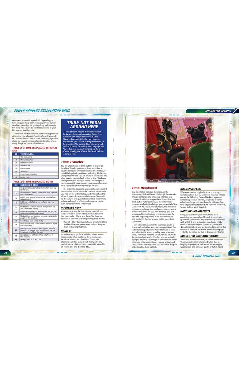 Renegade Game Studios Power Rangers Roleplaying Hardcover Rpg Book, Alternate, color, Multicolored