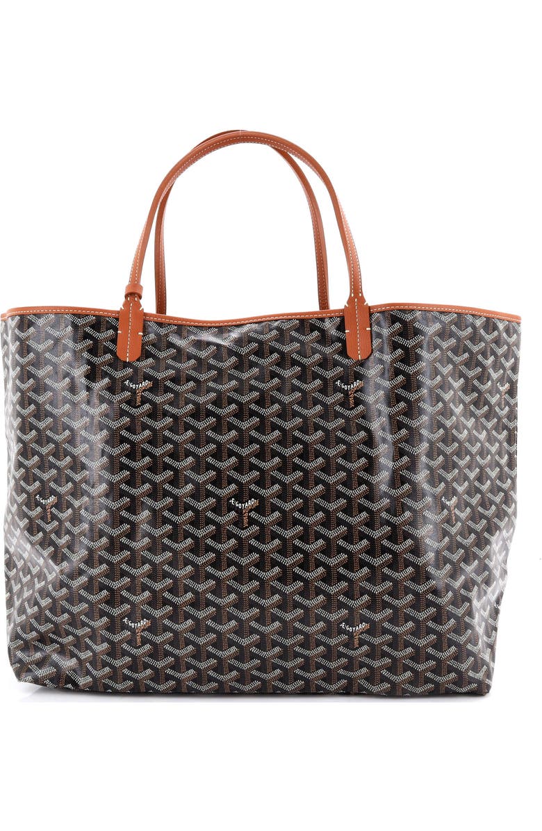 Pre-Owned Goyard Saint Louis Tote Coated Canvas PM, Alternate, color, Brown