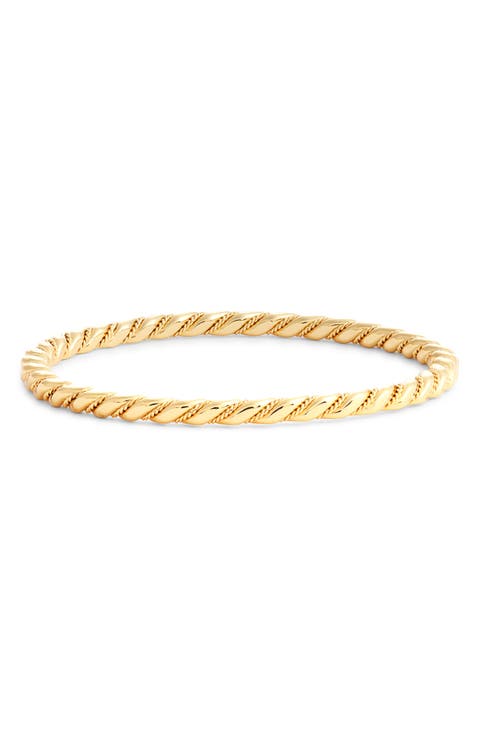 Adina Swirl Bangle Bracelet