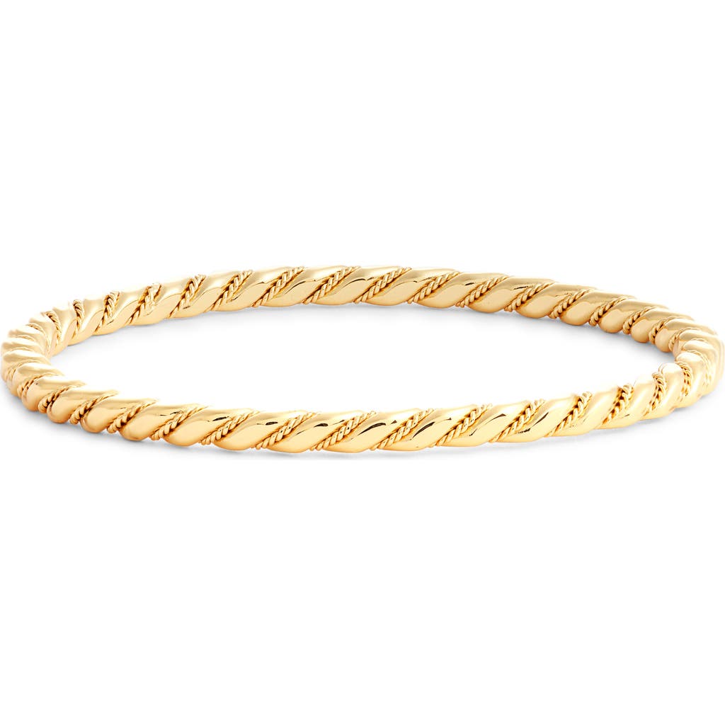 Kiara by Ki-Ele Adina Swirl Bangle Bracelet in Gold  product