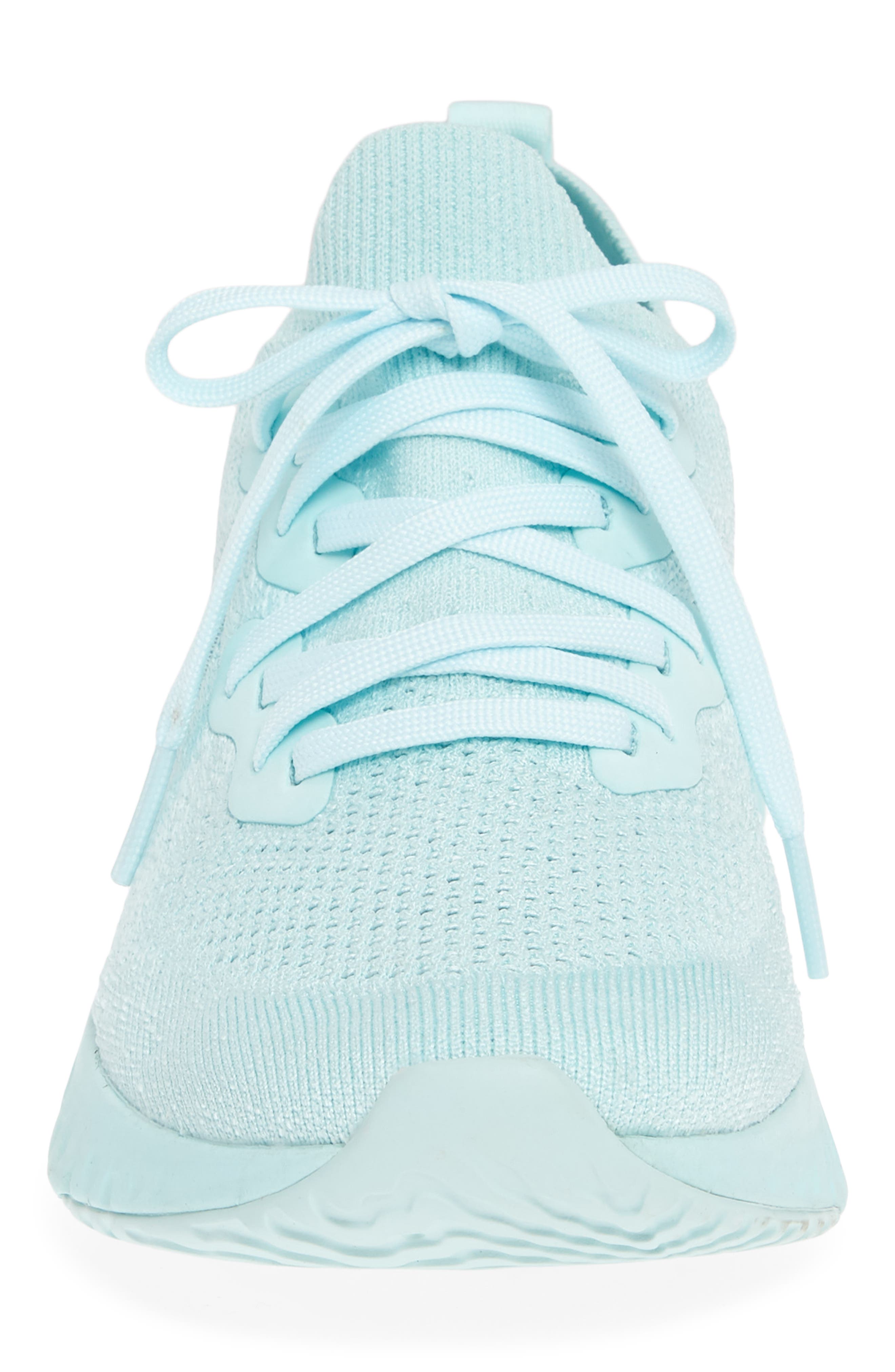 Epic React Flyknit 2 Running Shoe, Alternate, color, TEAL TINT