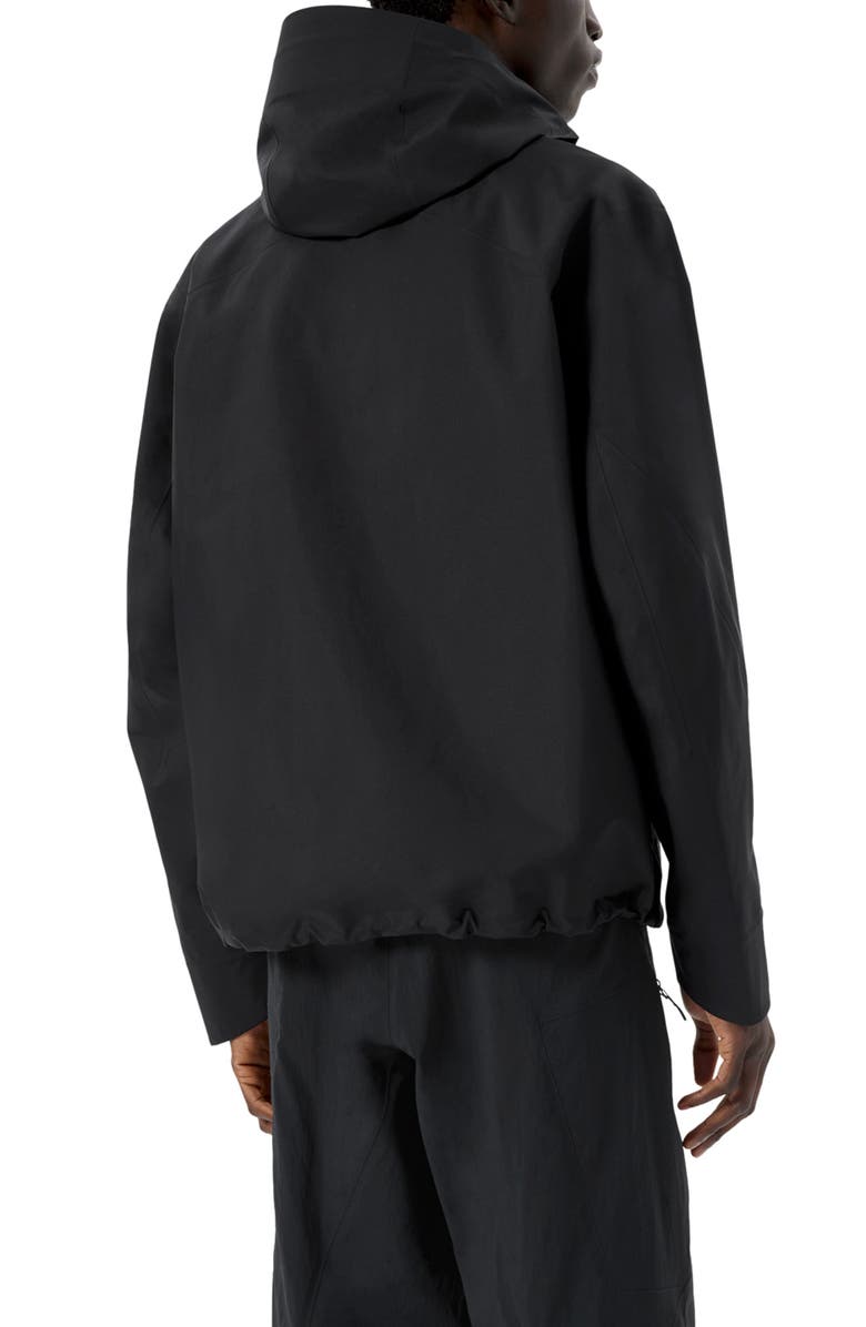 Veilance Arris Gore-Tex<sup>®</sup> Waterproof Hooded Jacket, Alternate, color, Black