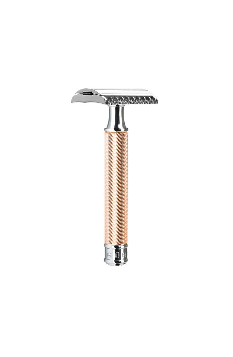 MÜHLE Traditional Rose Gold Safety Razor - Open Comb, Main, color, Rose Gold
