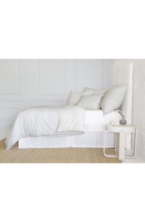 Pom Pom At Home June Cotton Duvet In Ocean/grey