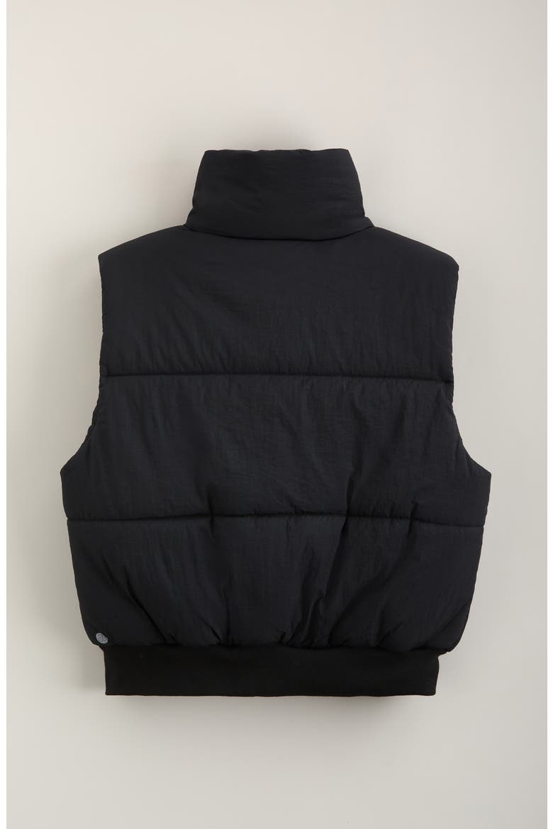 Kids' Layer Up Puffy Vest, Alternate, color, BLACK