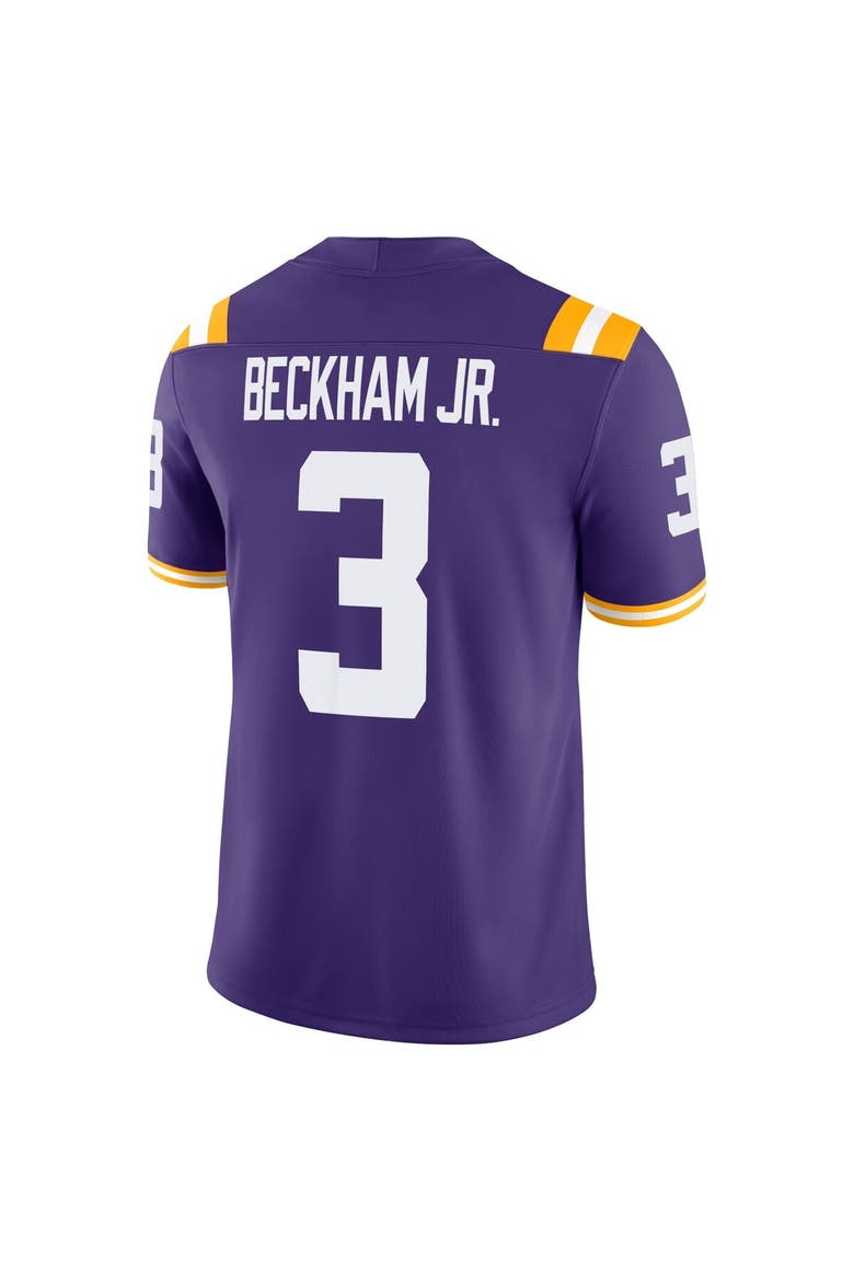 Men's Nike Odell Beckham Jr. Purple LSU Tigers Alumni Game Jersey, Alternate, color, Purple