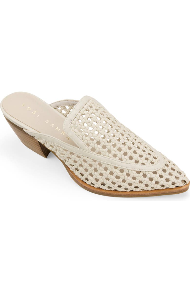 Yosi Samra Kiristin Loafer Mule, Main, color, Bone