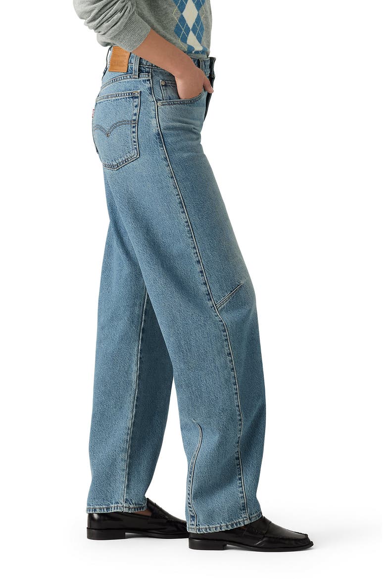 Baggy Dad Barrel Leg Jeans, Alternate, color, EASY DAYS BARREL