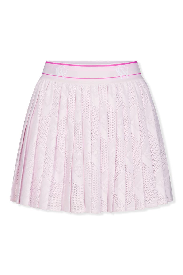 Celine Pleated Golf Miniskirt, Alternate, color, PETAL PINK