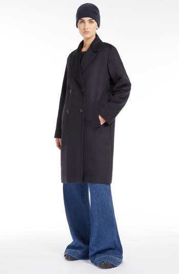 Weekend Max Mara Zum Double Breasted Virgin Wool Coat | Nordstrom