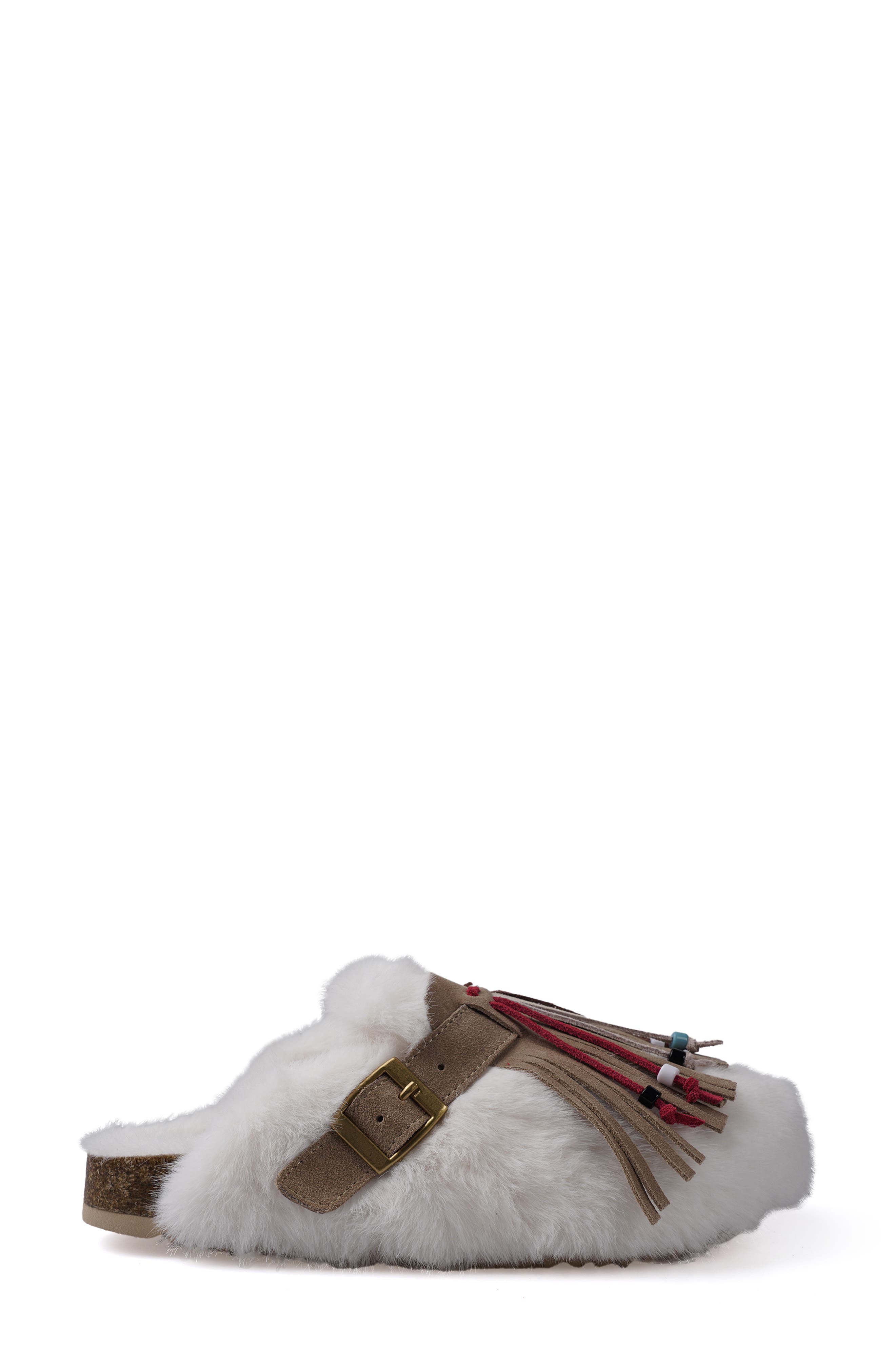 Artisan Crafted By Zigi Preslyn Faux Fur Slipper, Alternate, color, White/ Faux