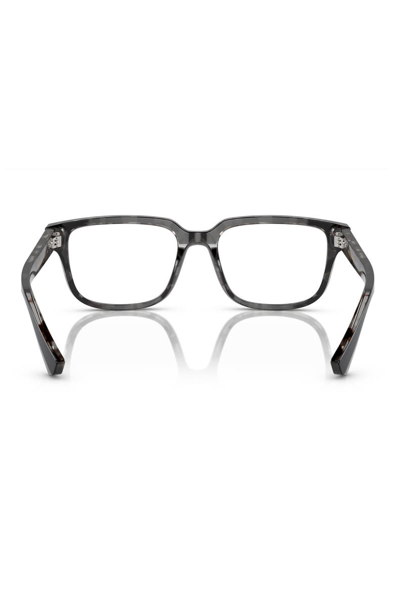 54mm Square Optical Glasses, Alternate, color, BLACK GREY