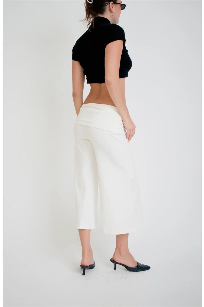 Cropped Gaucho, Alternate, color, Cream