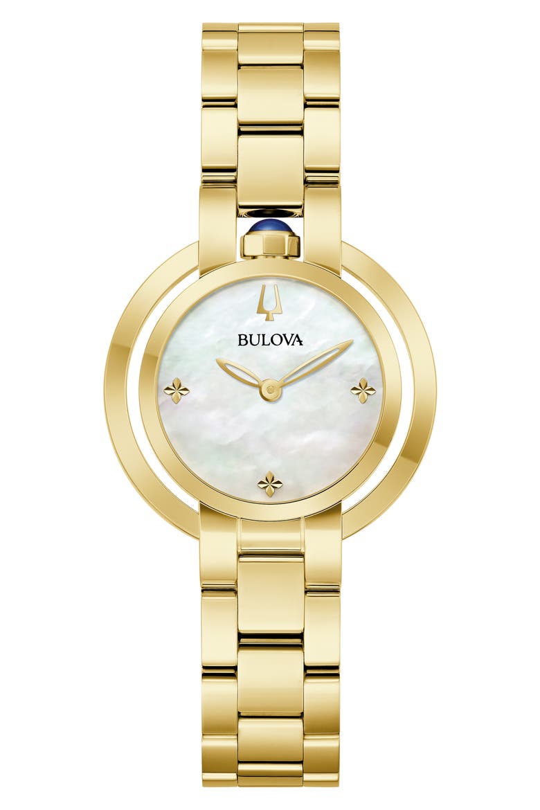 Rubaiyat Bracelet Watch, 30.5mm, Main, color, GOLD-TONE