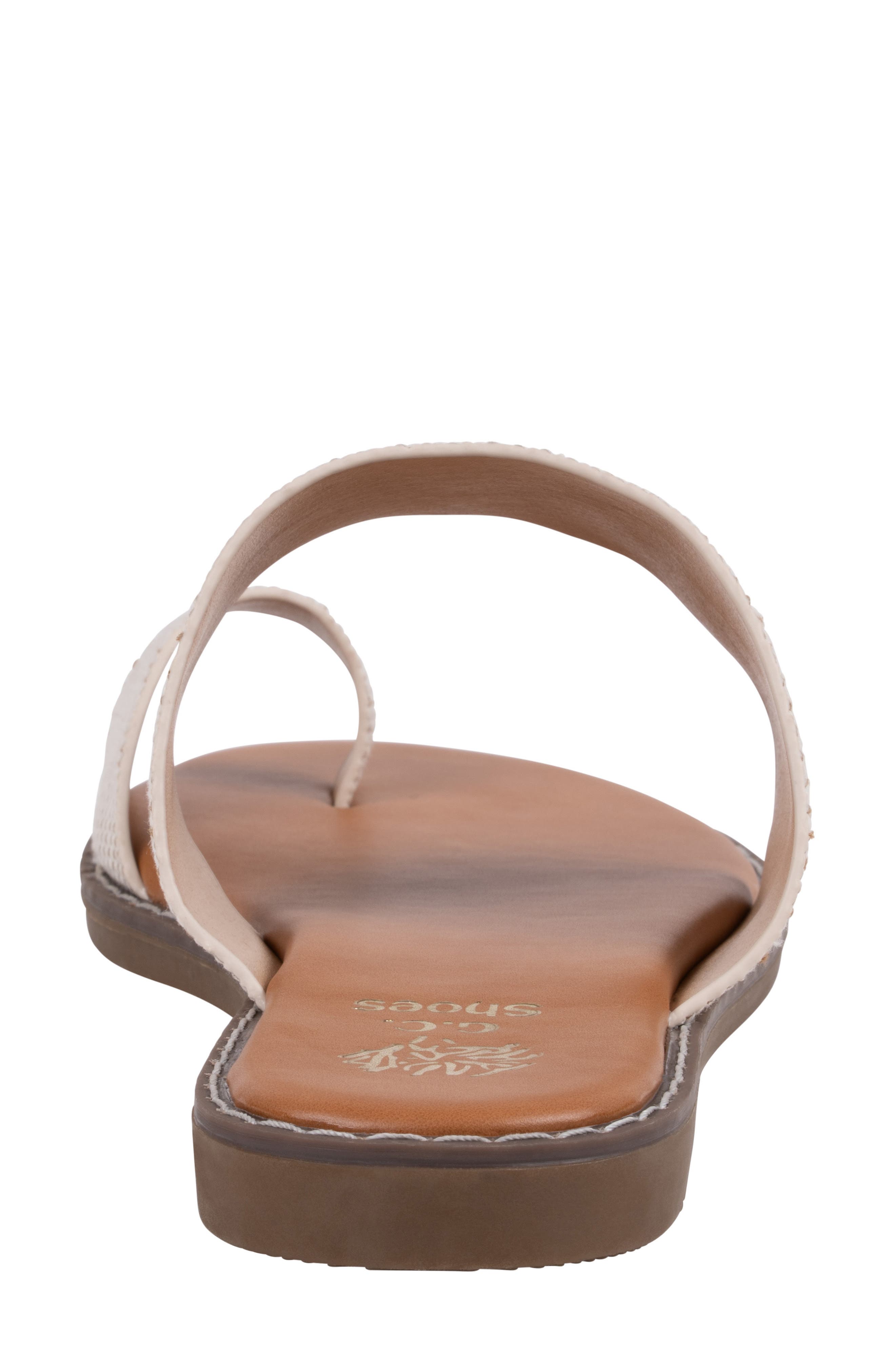 Florence Toe Loop Sandal, Alternate, color, IVORY