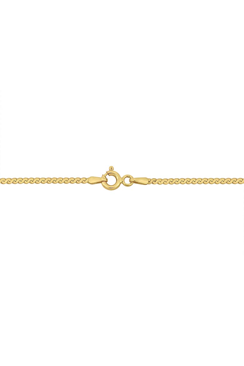 2-Piece Set Serpentine Chain Necklace & Bracelet 10k, Alternate, color, Yellow Gold