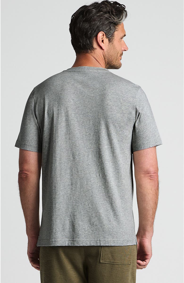 Lands' End Short Sleeve Cotton Supima Jersey Henley, Alternate, color, 