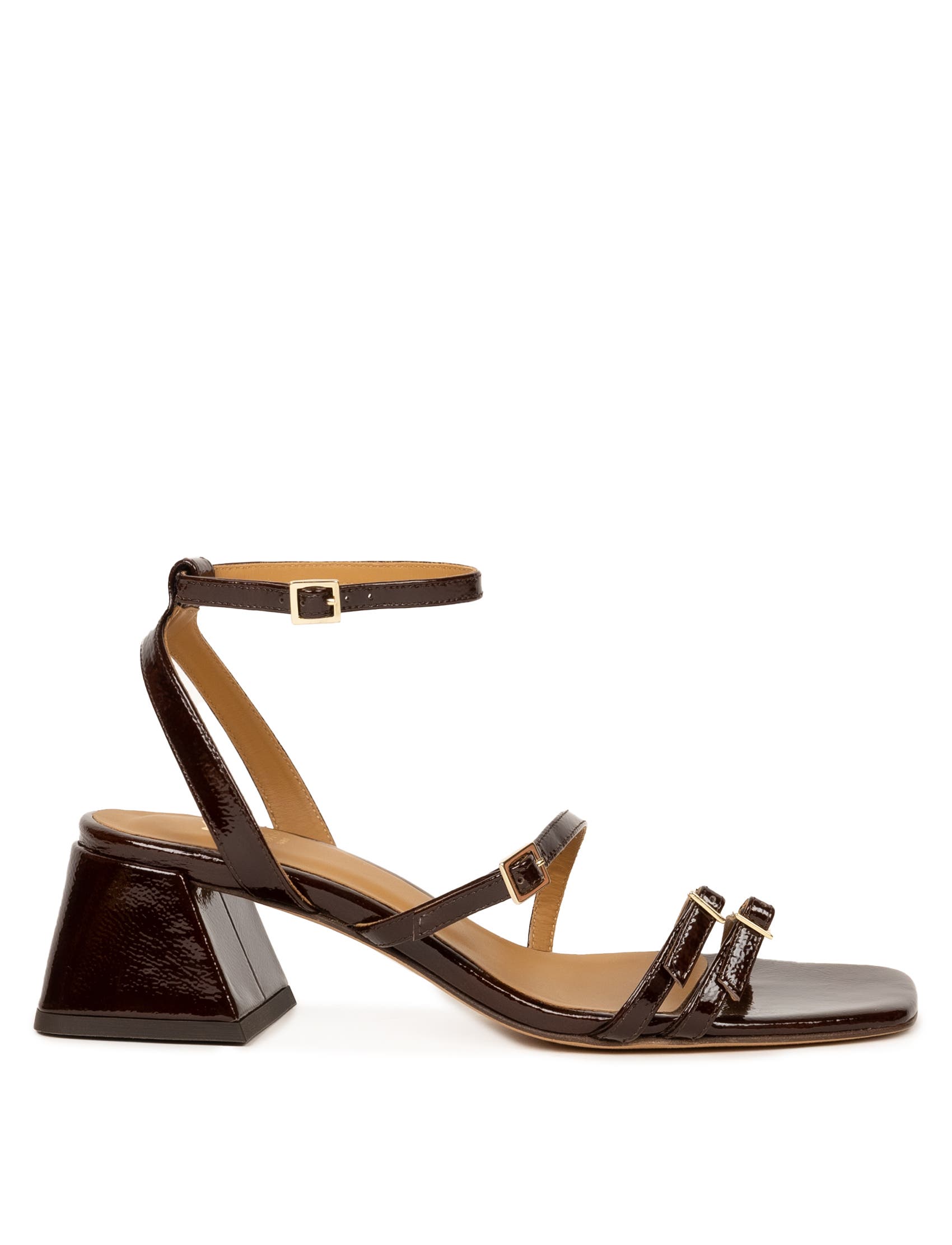 Vivy Heeled Sandals, Main, color, Ganache