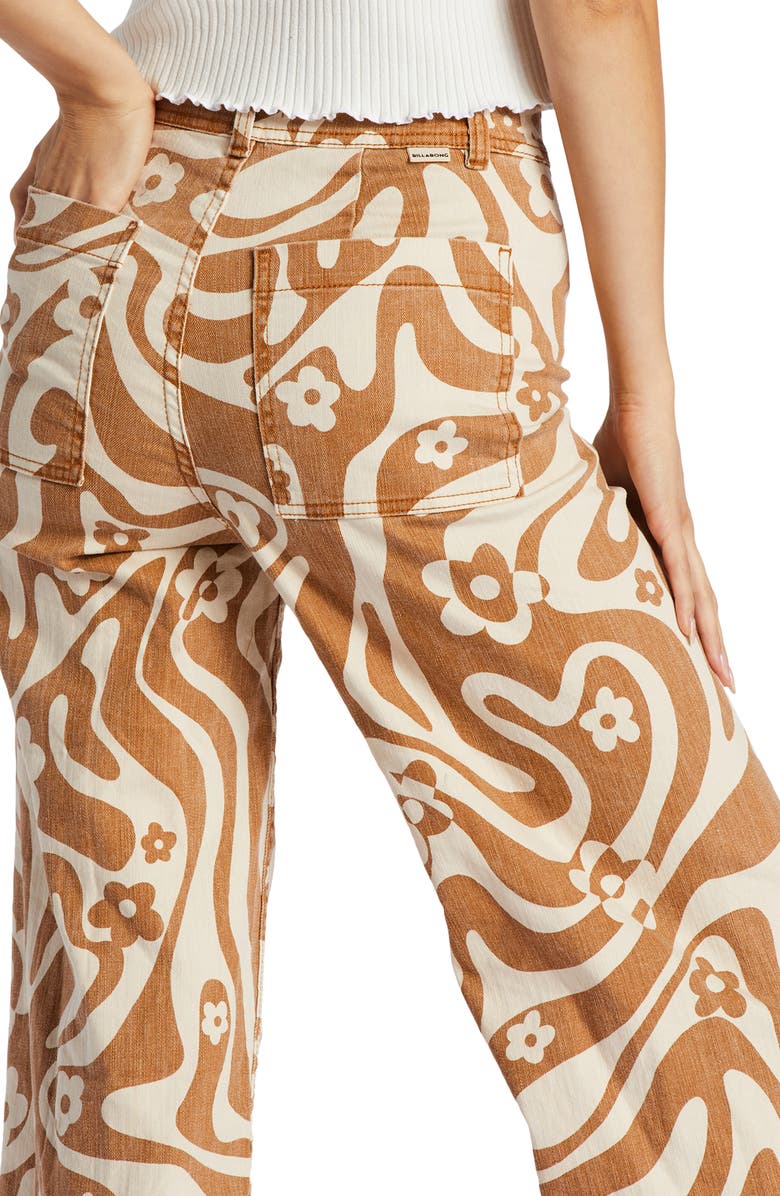 Billabong Free Fall High Waist Wide Leg Pants, Alternate, color, 