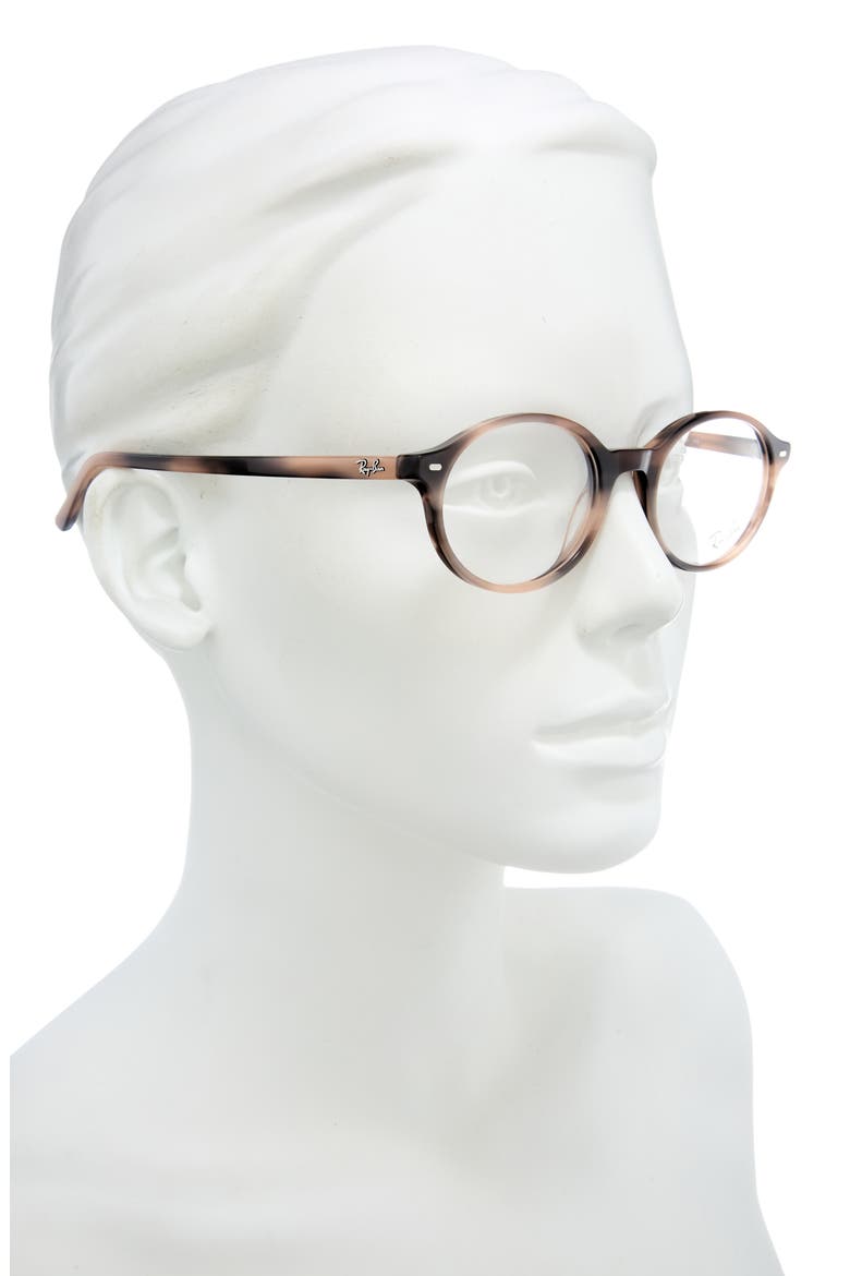 51mm Oval Optical Glasses, Alternate, color, PINK