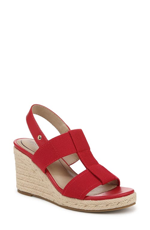 Shop Lifestride Tallulah Espadrille Slingback Platform Wedge Sandal In Red