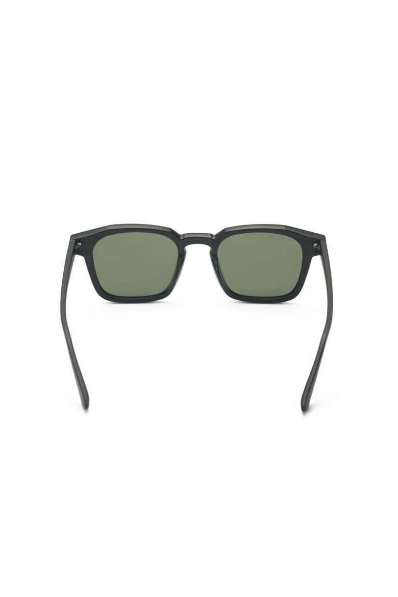 Polarized Vintage Square Sunglasses, Alternate, color, Comfort Black