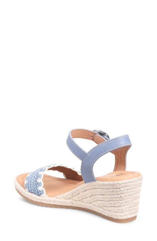 Söfft Inez Wedge Sandal In Blue