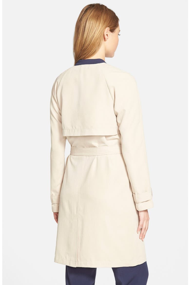 'Claremont' Twill Coat, Alternate, color, CAFE AU LA