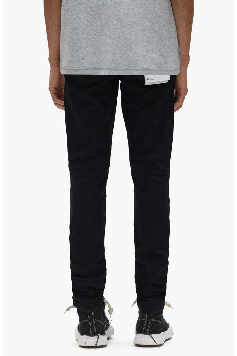 Rip & Repair Knee Slim Jeans, Alternate, color, BLACK