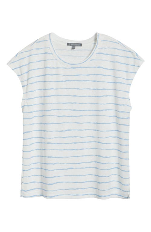 Wit & Wisdom Stripe Linen Blend T-shirt