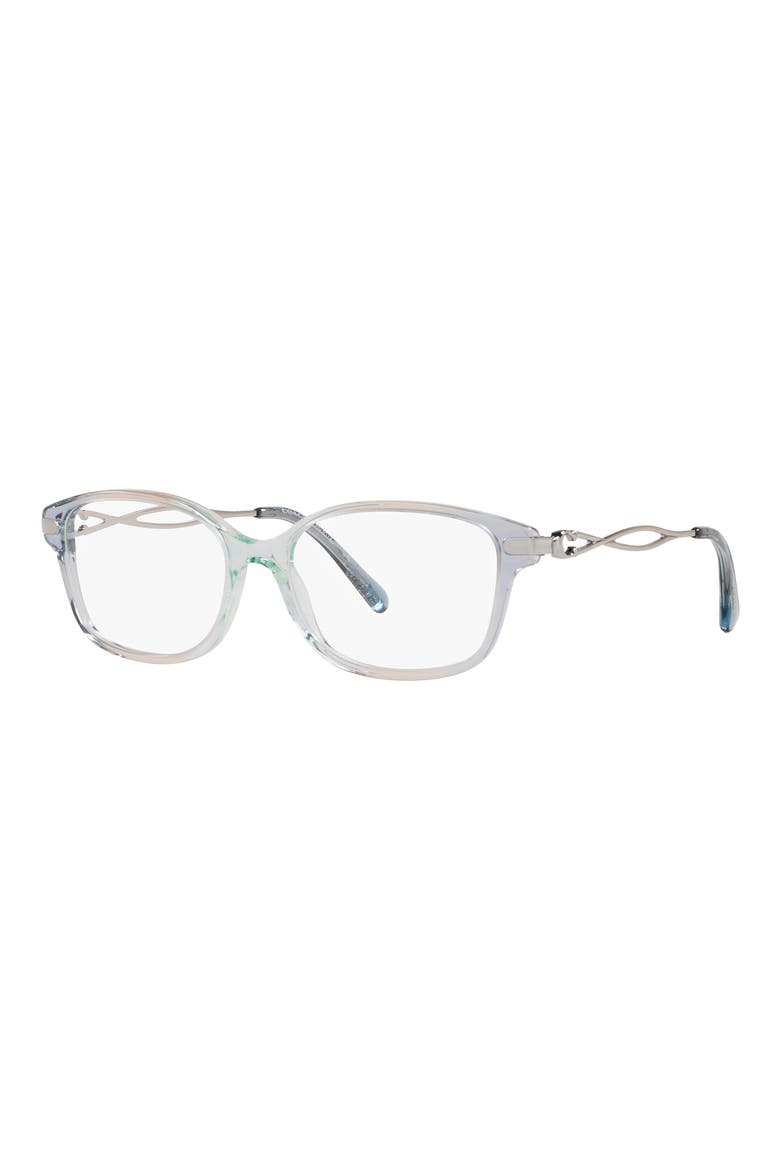 52mm Pillow Optical Glasses, Alternate, color, TRANSPARENT BLUE