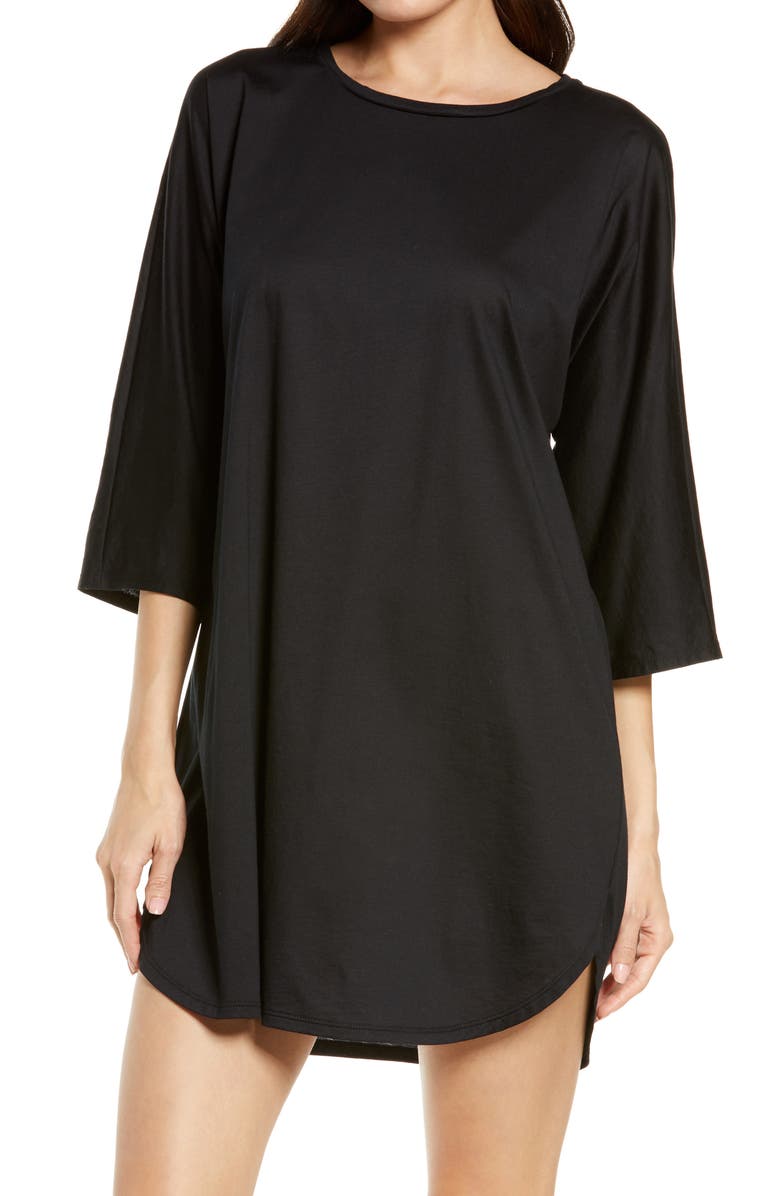Natori Bliss Cotton & Modal Sleep Shirt, Main, color, 